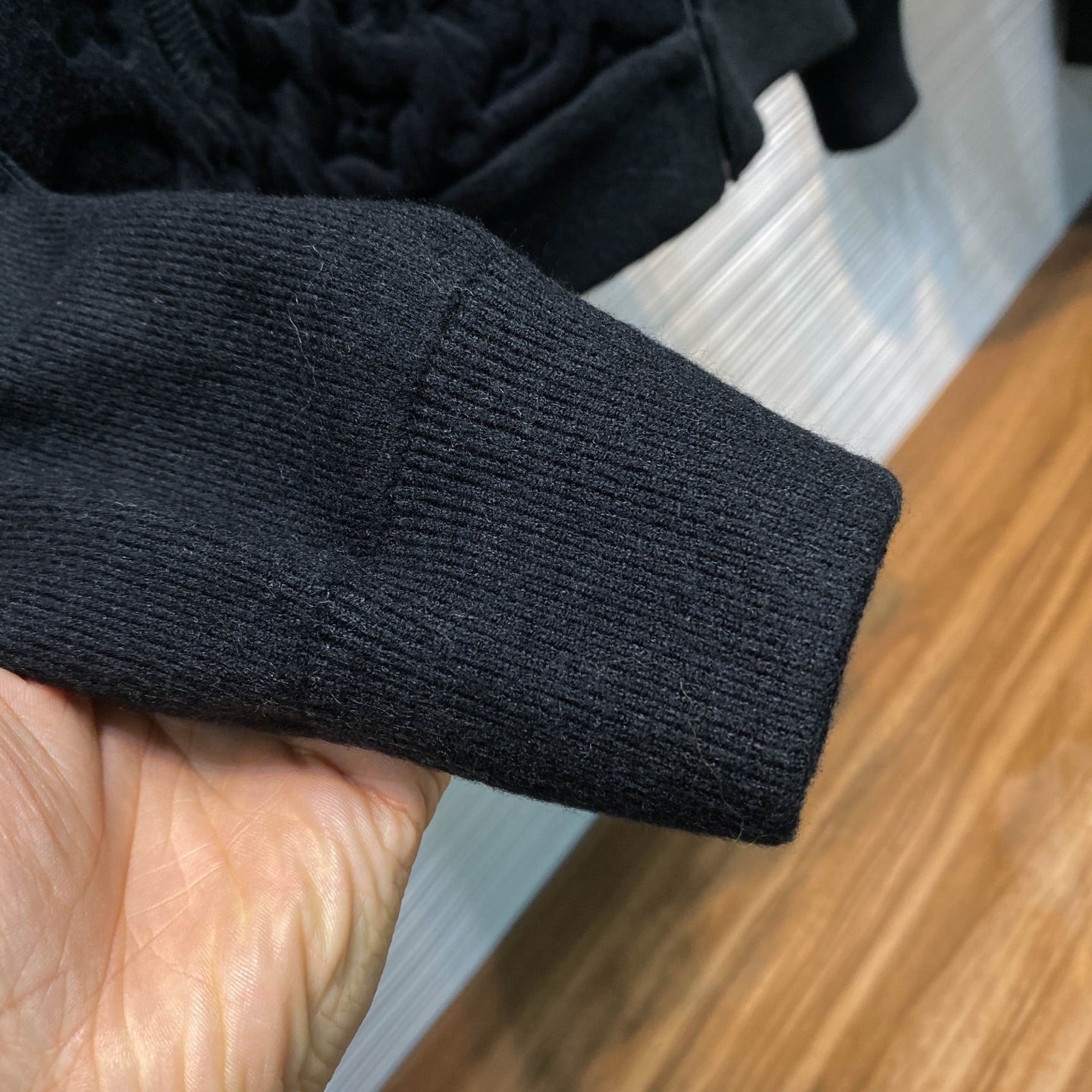 울 블렌드니트자켓 (Wool blend knit jacket)