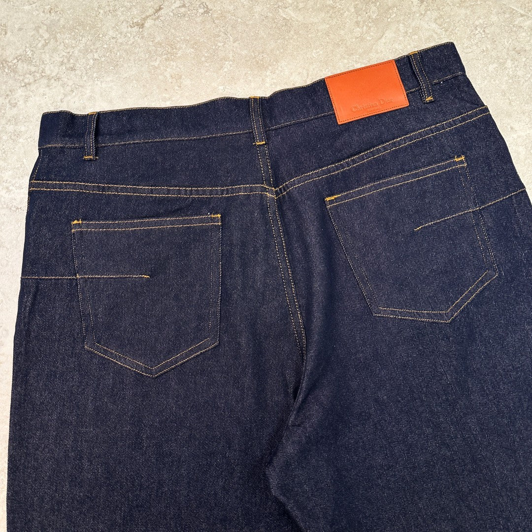 라벨 데님팬츠 (label denim pants)