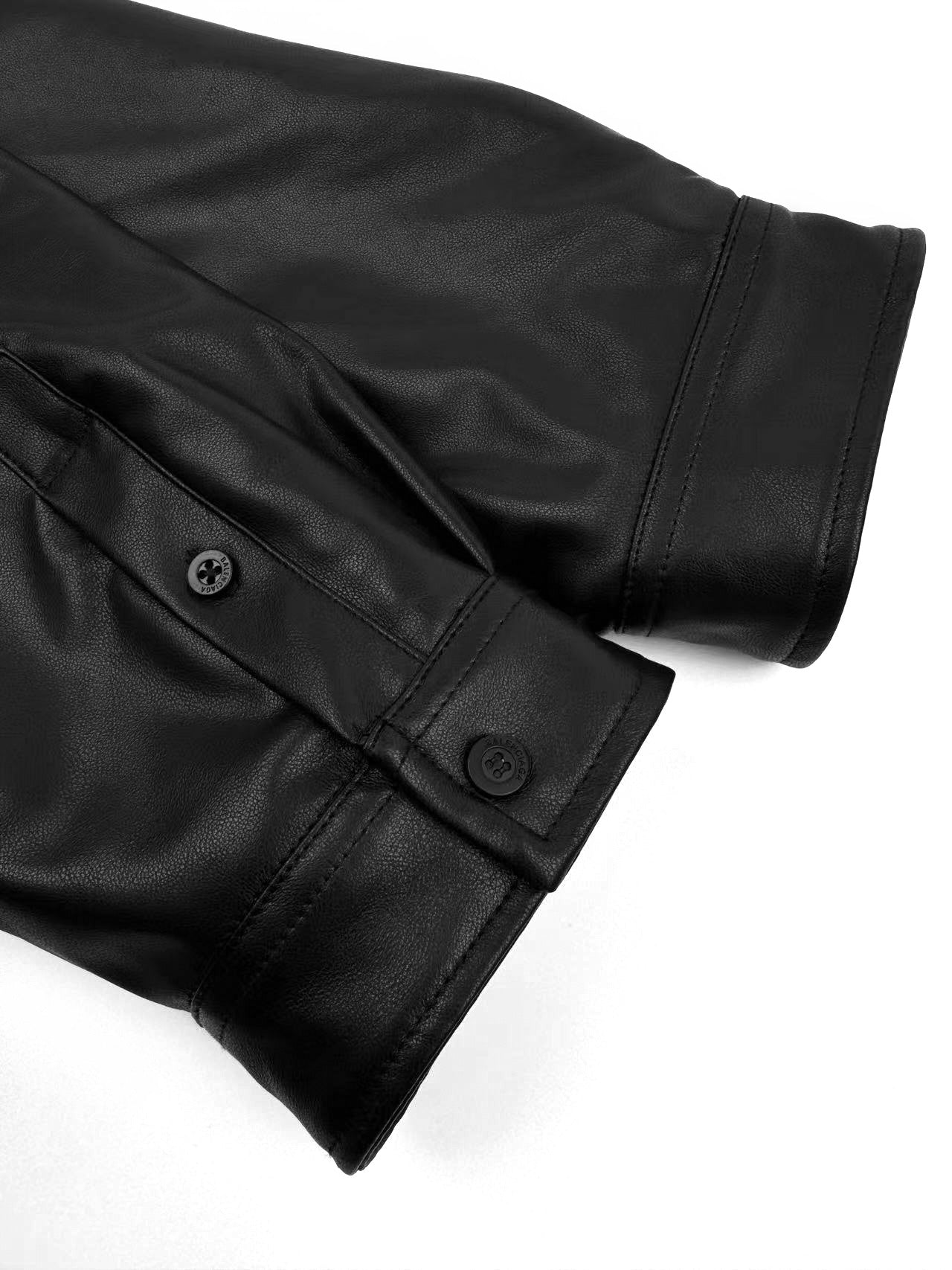 프렌치 가죽후드자켓 (French leather hooded jacket)
