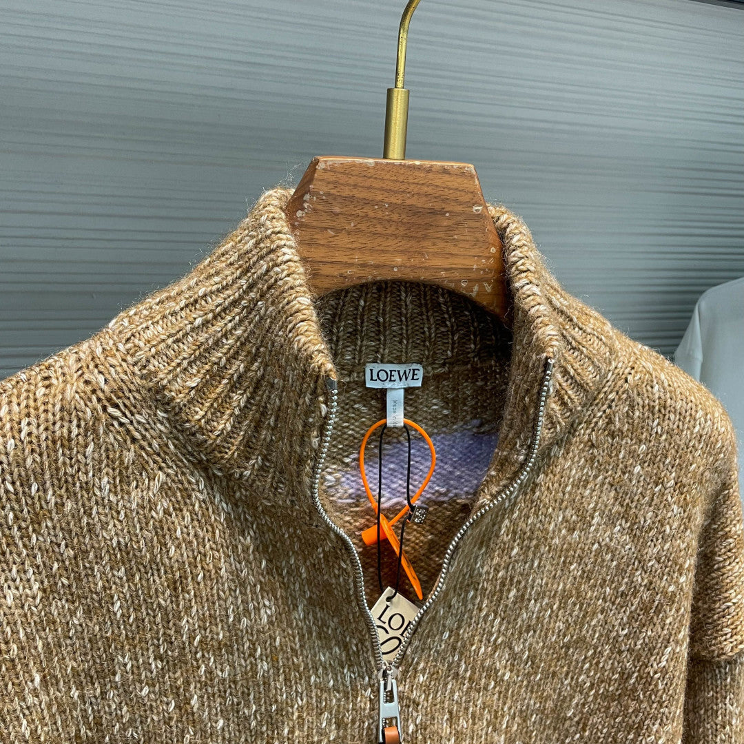 인타르시아 터틀넥 (Intarsia turtleneck)