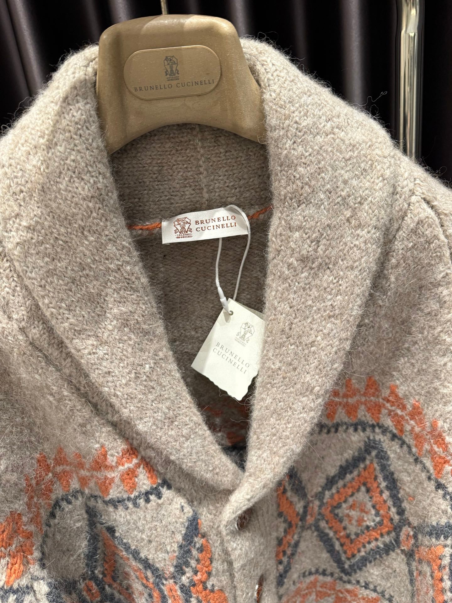 알파카 울 가디건 (Alpaca wool cardigan)