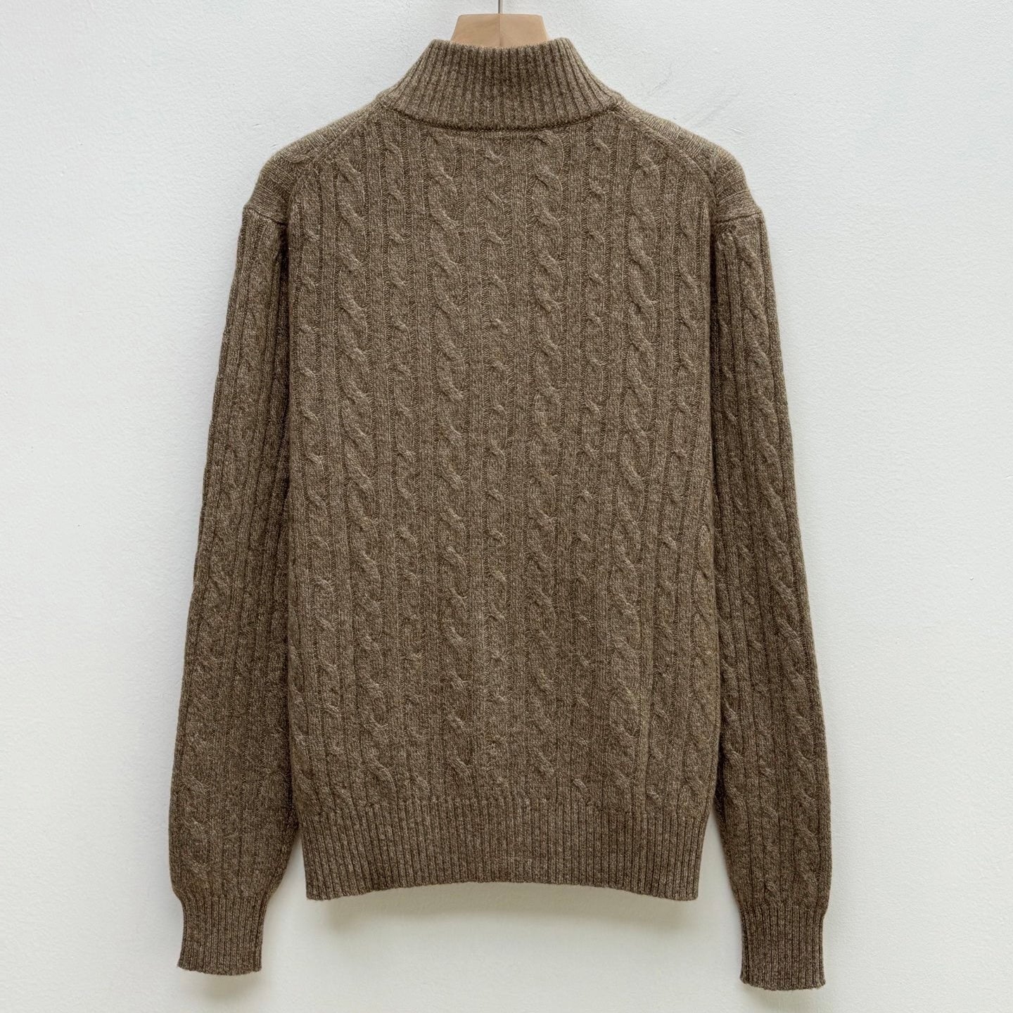 봄버 케이블 니트티 (Bomber Cable Knit Tee)