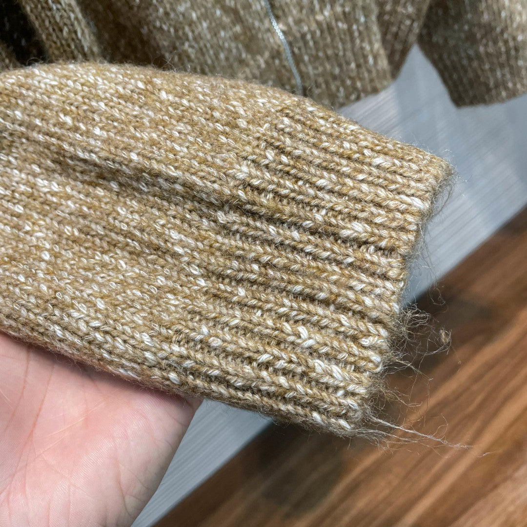 인타르시아 터틀넥 (Intarsia turtleneck)
