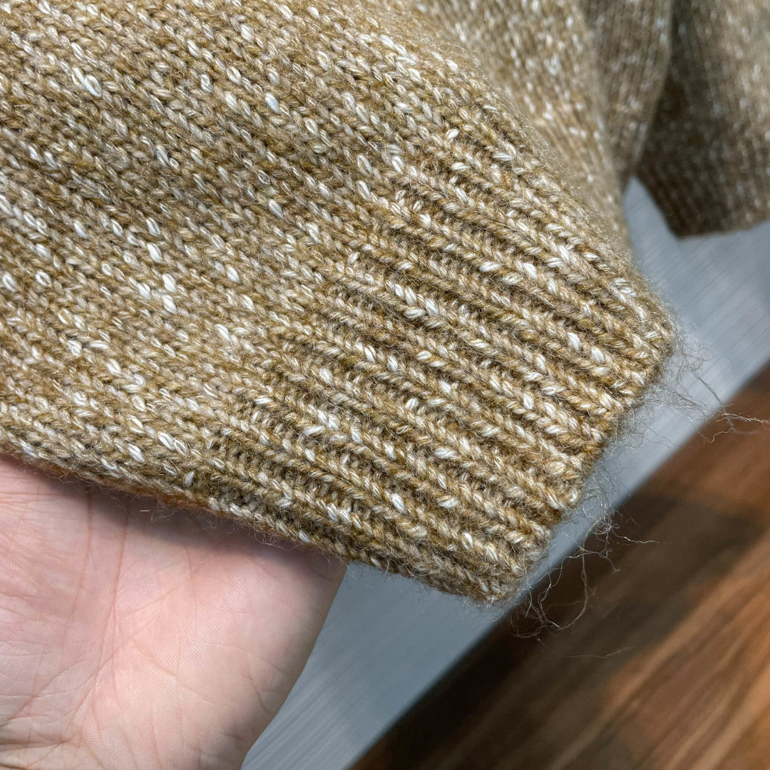 인타르시아 터틀넥 (Intarsia turtleneck)