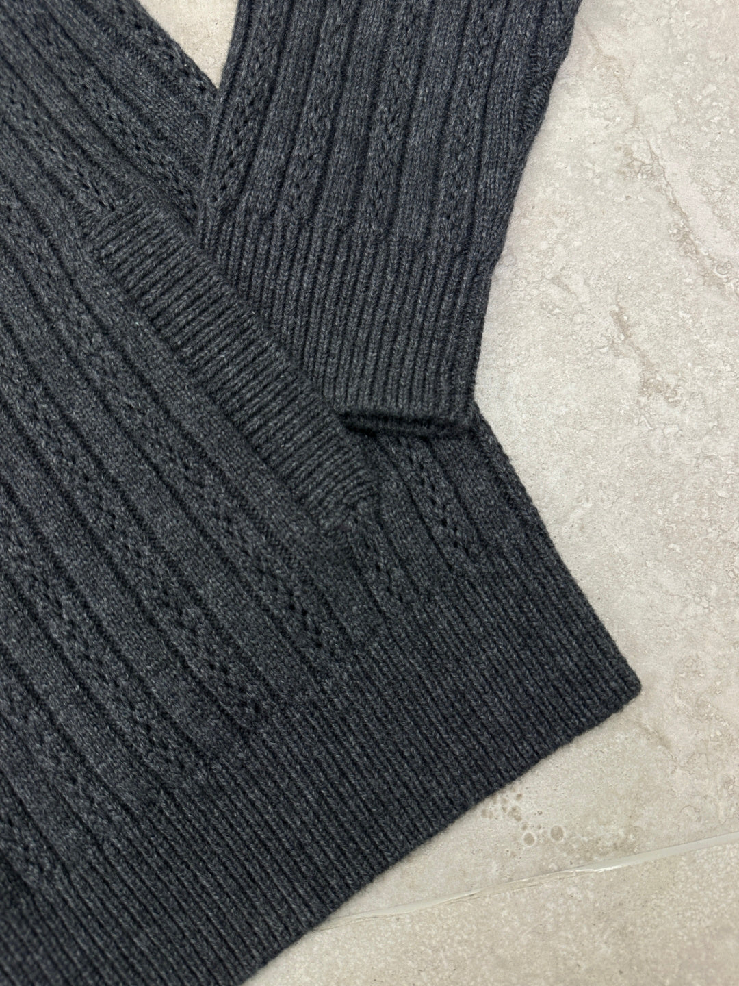 퍼 칼라 가디건 (Fur collar cardigan)