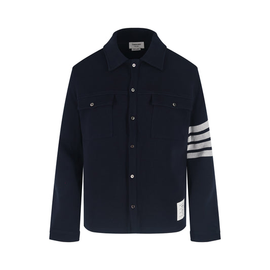 라펠 셔츠가디건 (lapel shirt jacket)