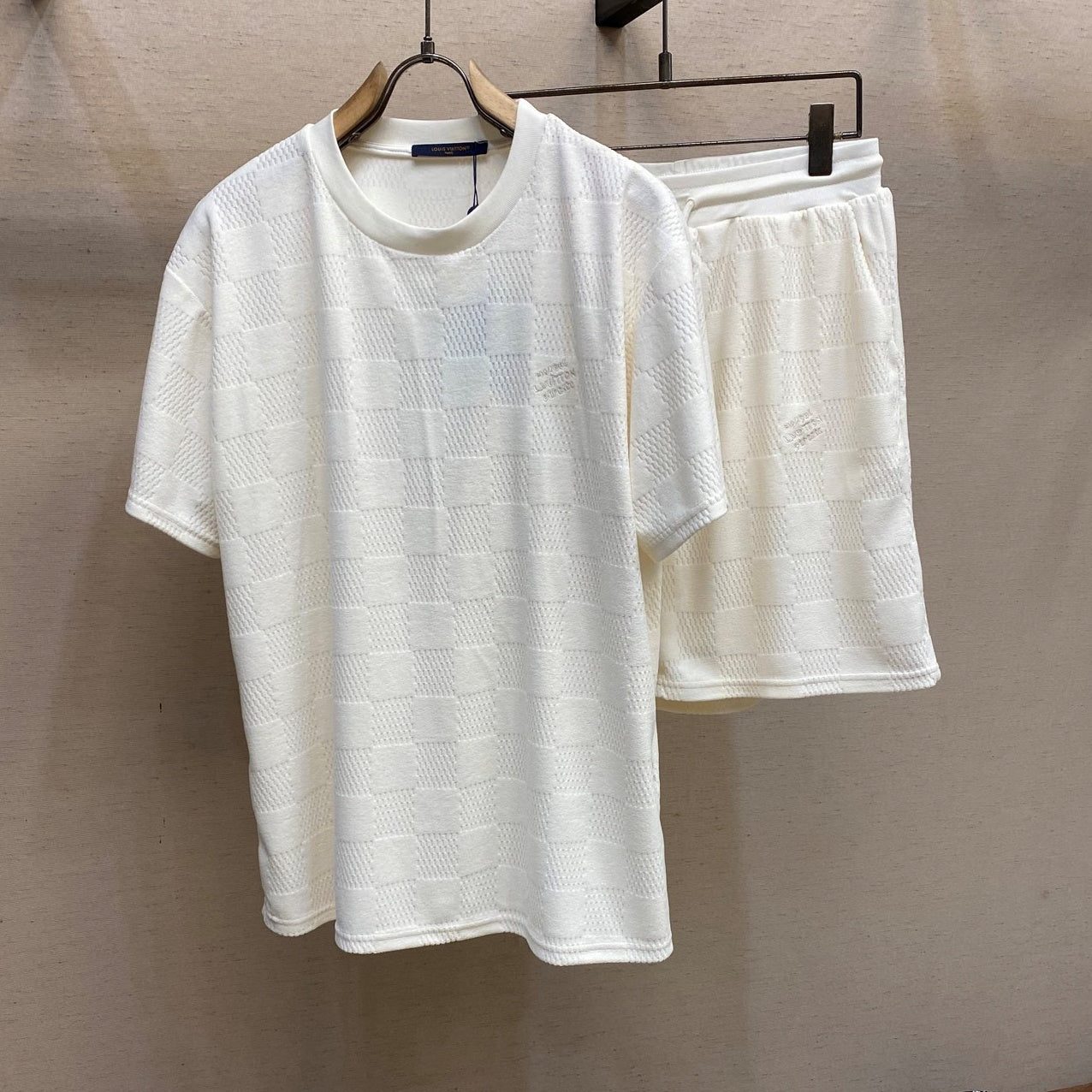 코튼 테리 반팔티셔츠, 반바지 (Cotton terry short-sleeve t-shirt, shorts)