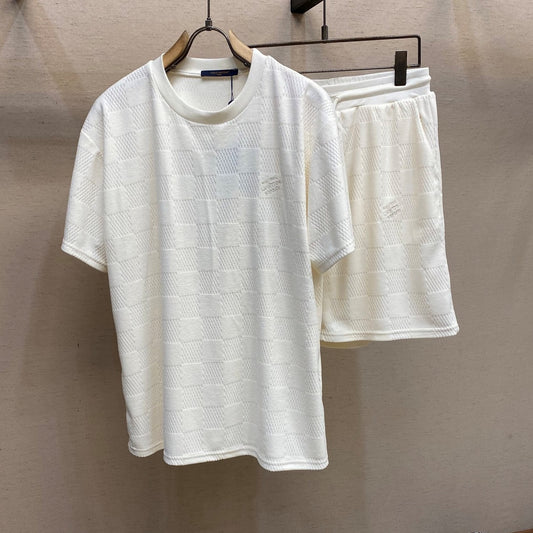 코튼 테리 반팔티셔츠, 반바지 (Cotton terry short-sleeve t-shirt, shorts)