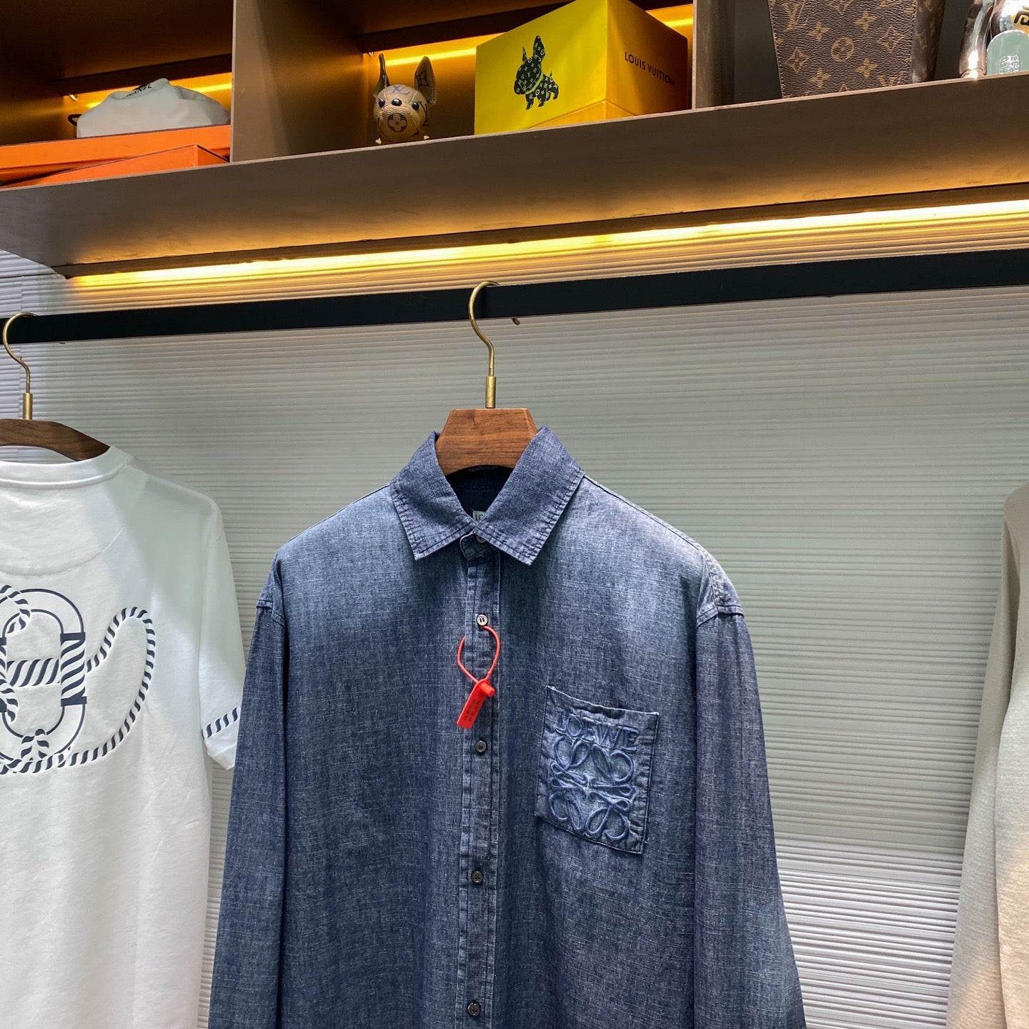 그라데이션 데님셔츠 (gradient denim shirt)