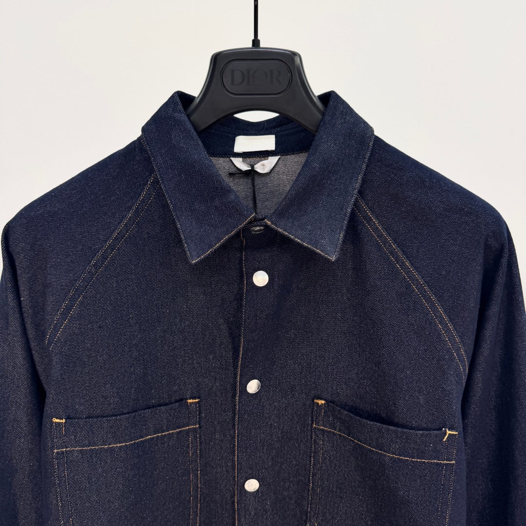 라벨 데님셔츠 (label denim pants)