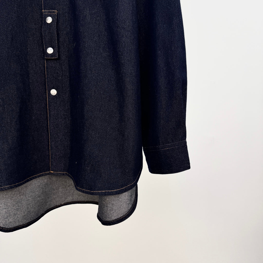 라벨 데님셔츠 (label denim pants)