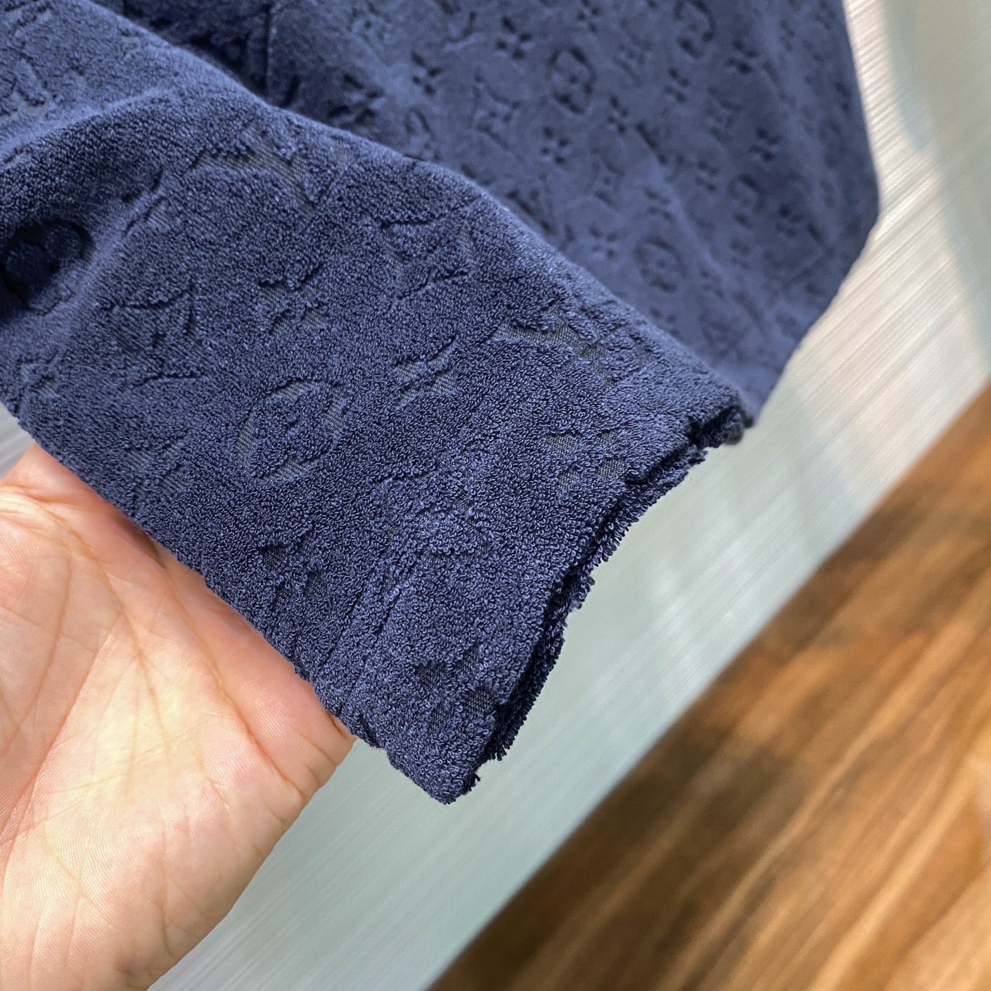 엠보싱 테리 반팔셋업 (Embossed terry short-sleeved set)