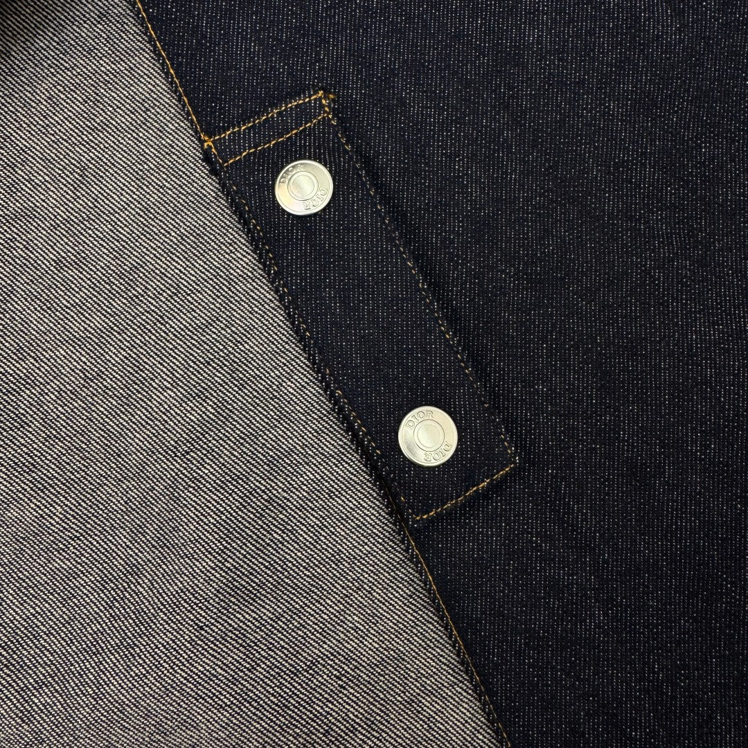 라벨 데님셔츠 (label denim pants)