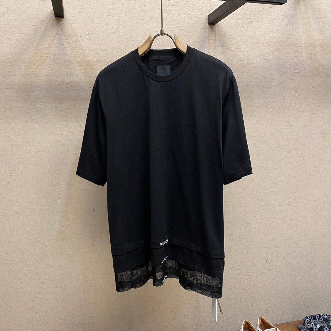 K340 456602 레이어드 반팔티셔츠