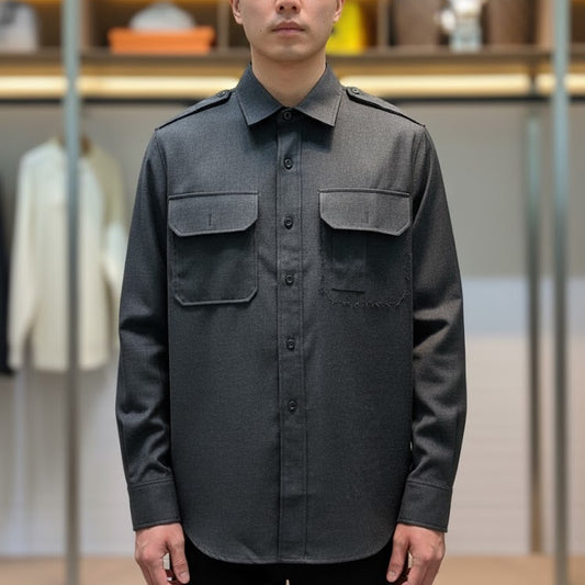 플립포켓셔츠 (flip pocket shirt)