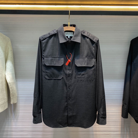 플립포켓셔츠 (flip pocket shirt)