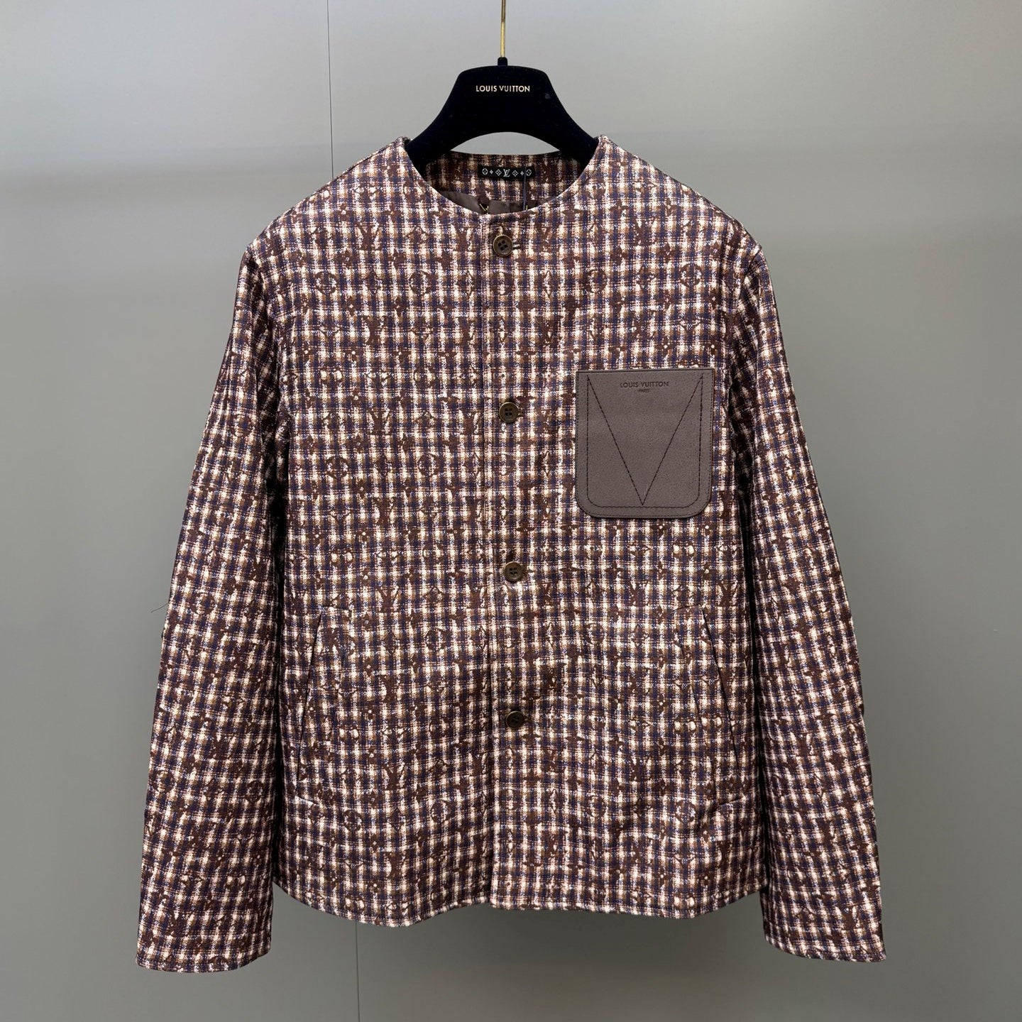 트위드 카라리스자켓 (Tweed collarless jacket)