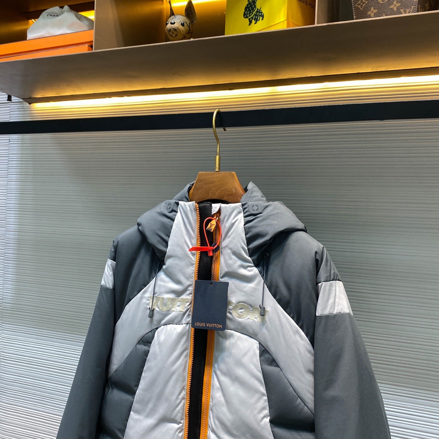 컬러 블록 패딩 (color block padding)