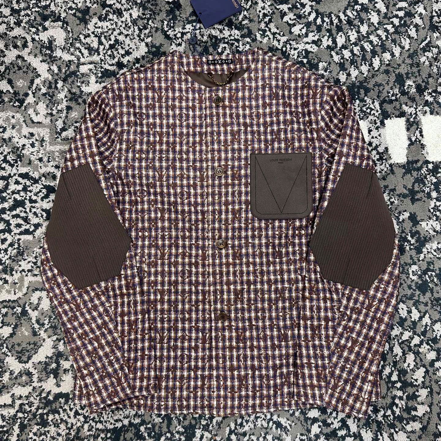 트위드 카라리스자켓 (Tweed collarless jacket)
