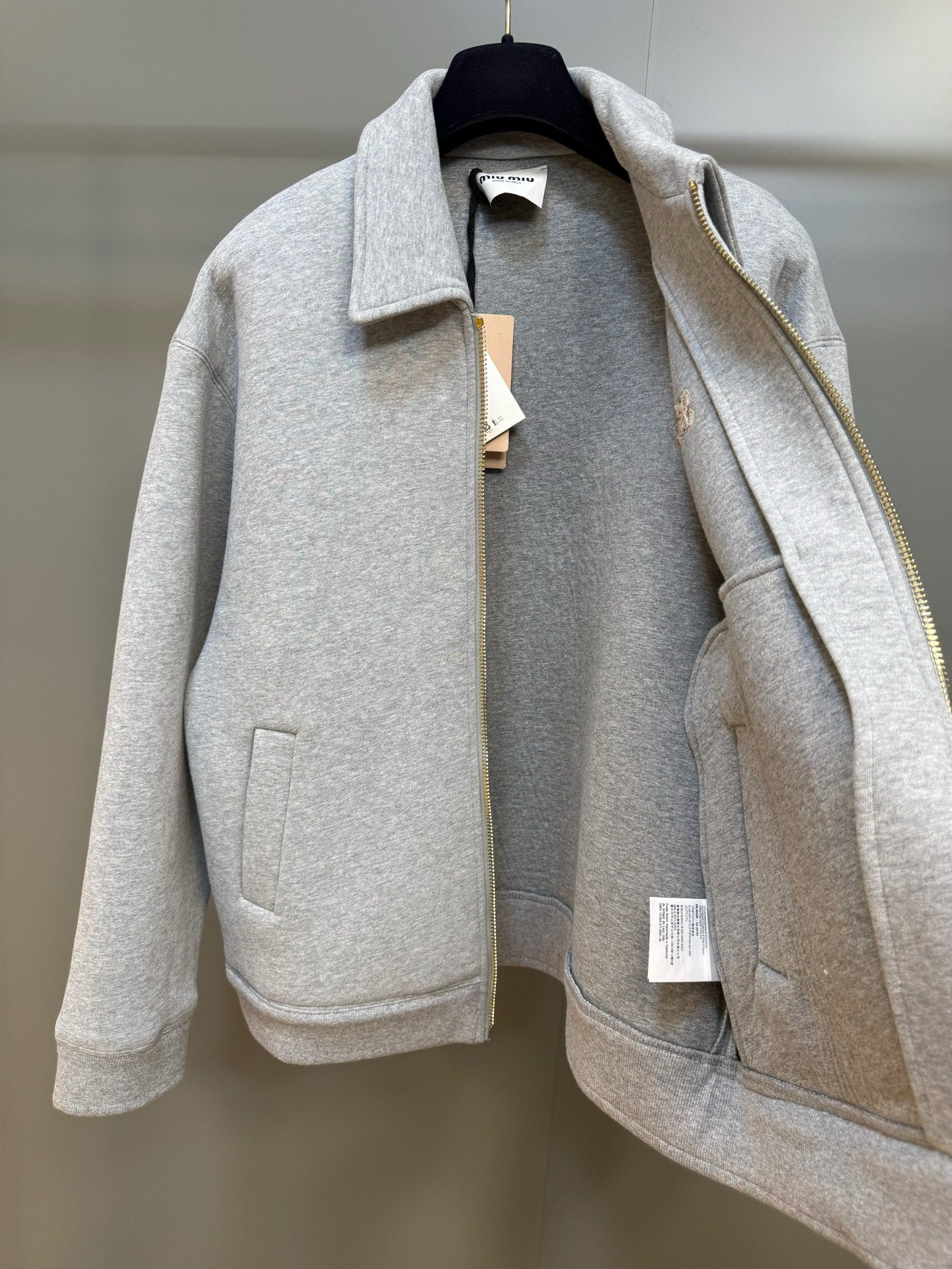 저지 니트자켓 (Jersey knit jacket)