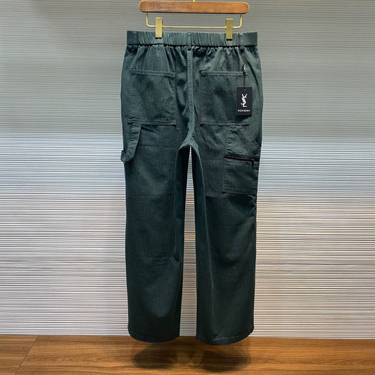 헤링본 코튼 카고바지 (Herringbone Cotton Cargo Pants)