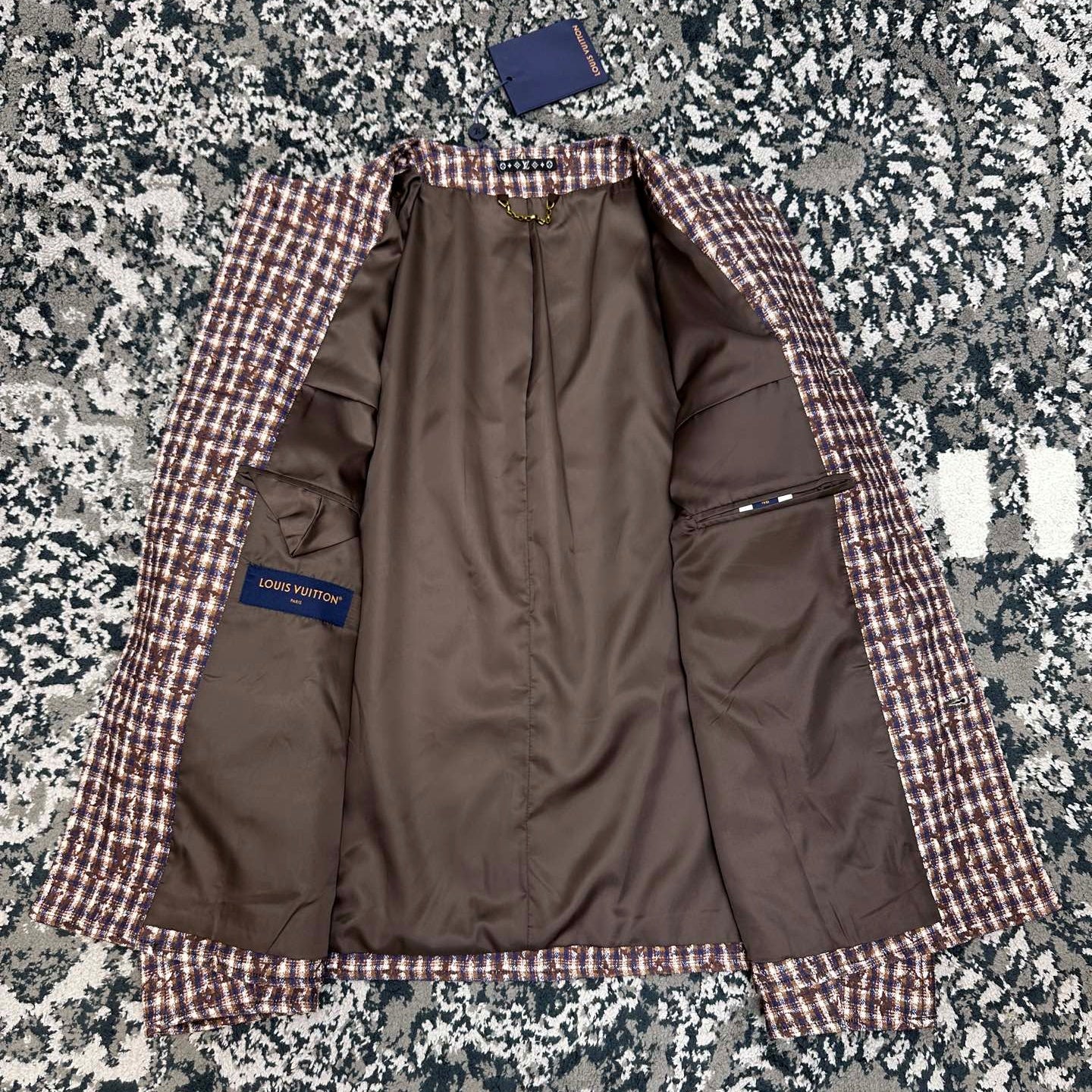 트위드 카라리스자켓 (Tweed collarless jacket)