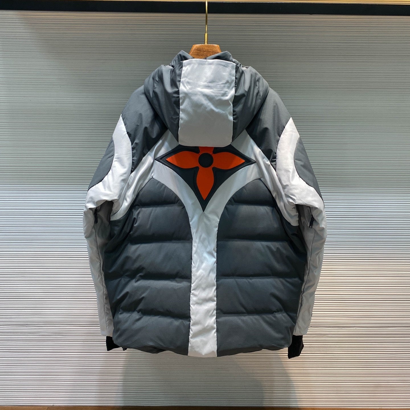 컬러 블록 패딩 (color block padding)