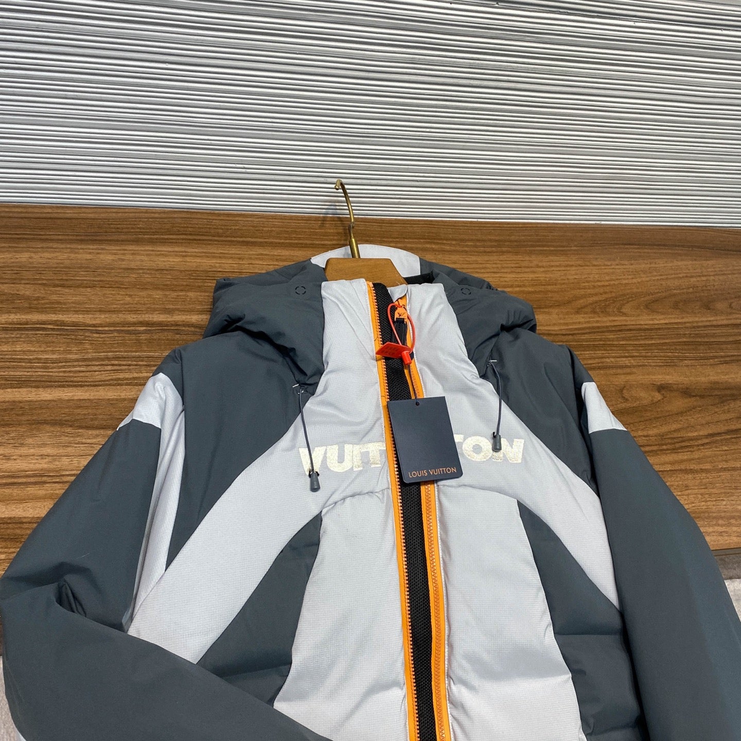 컬러 블록 패딩 (color block padding)