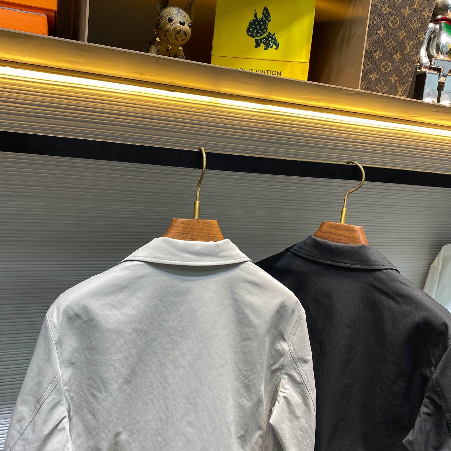 워크 칼라 가죽재킷 (Work collar leather jacket)