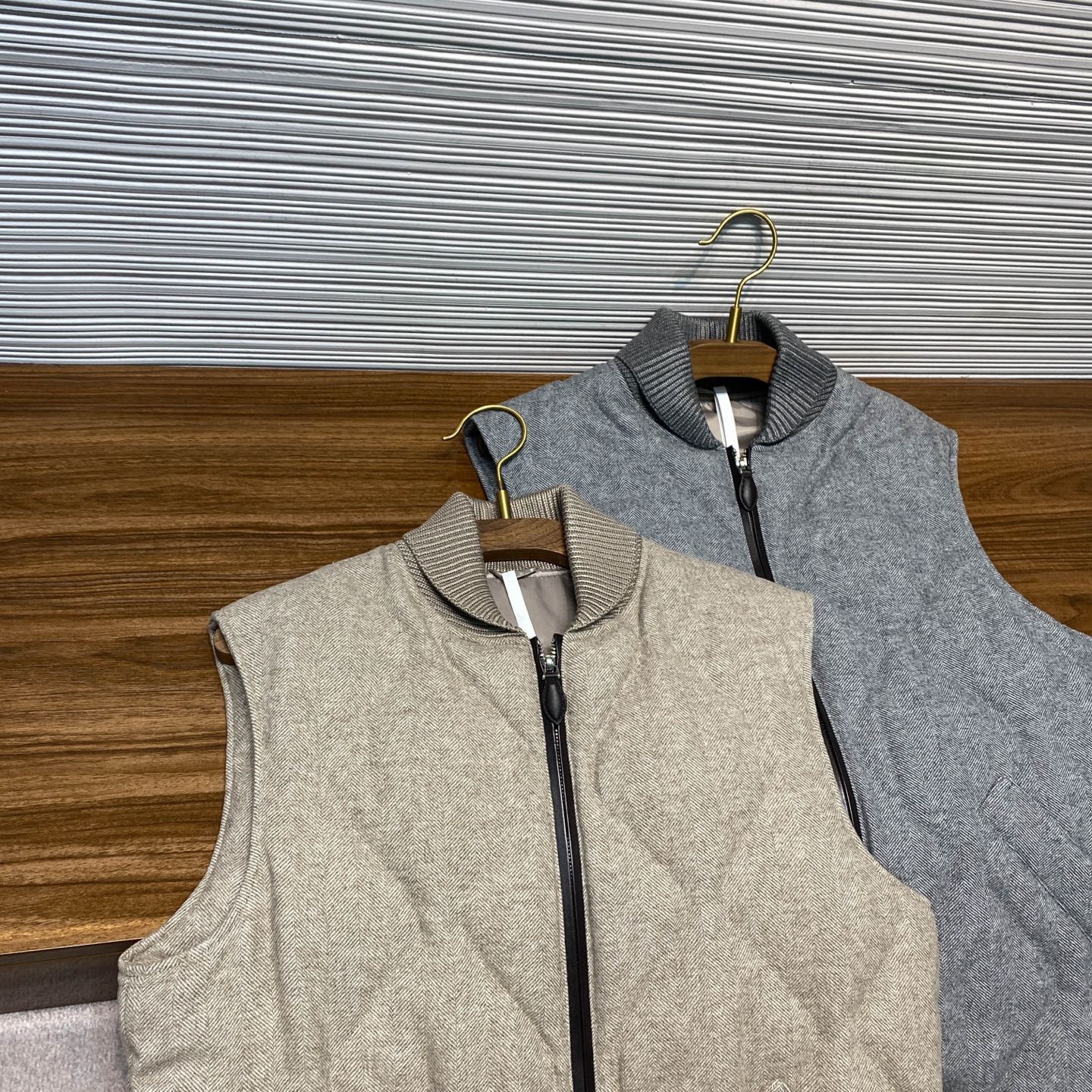 헤링본 조끼 (herringbone vest)