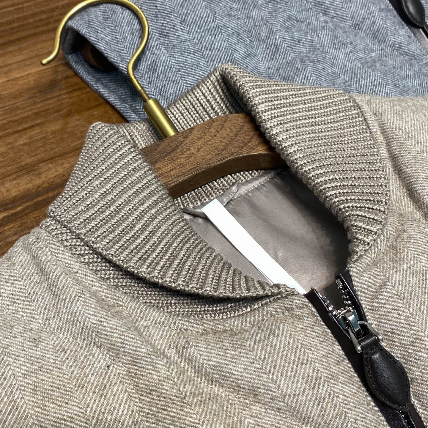 헤링본 조끼 (herringbone vest)