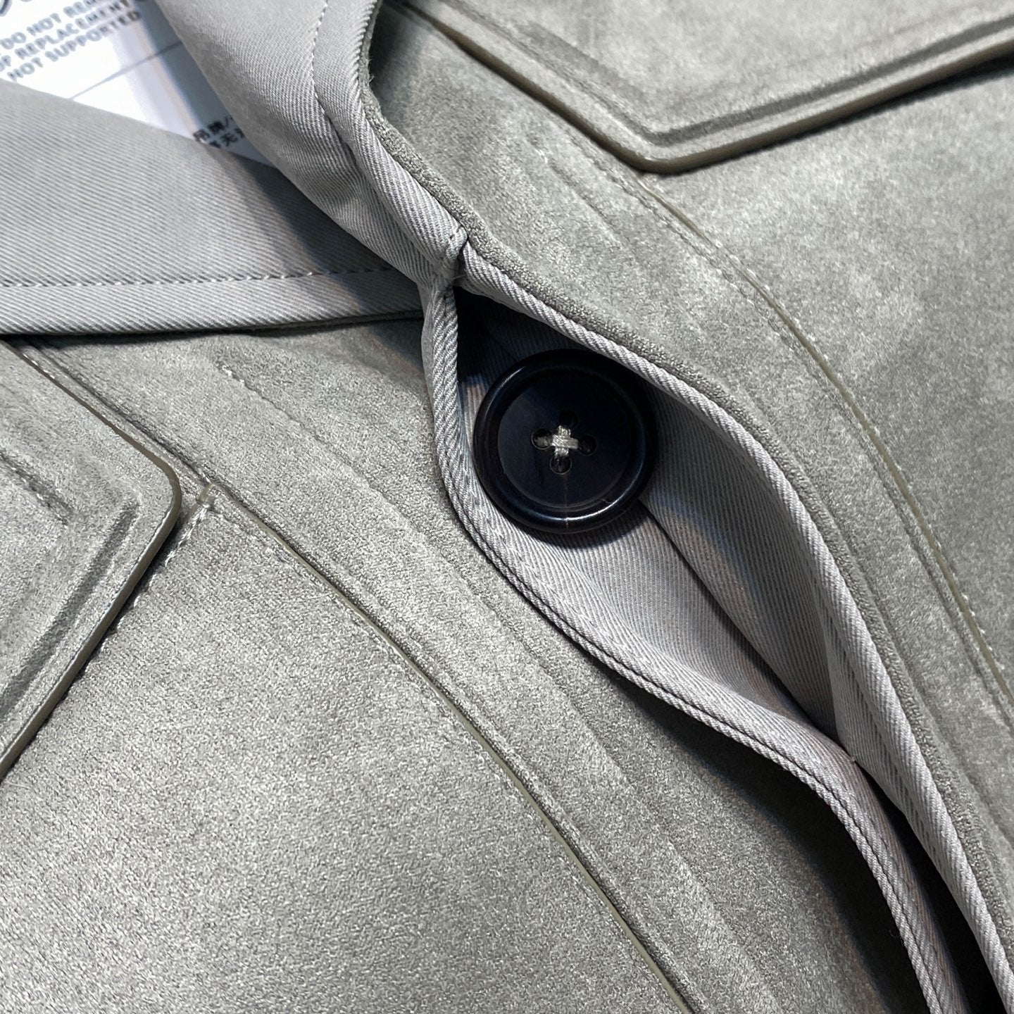 워크 칼라 가죽재킷 (Work collar leather jacket)