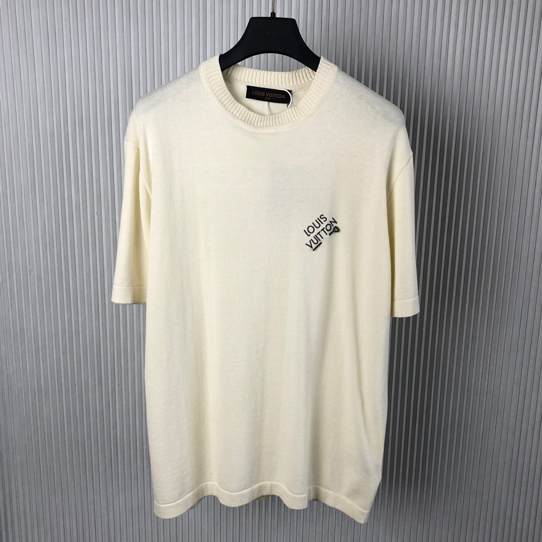 K340 459050.1 핀로고 니트반팔티