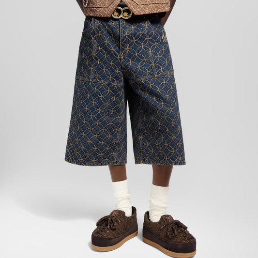 니고 청반바지 (Nigo denim shorts)