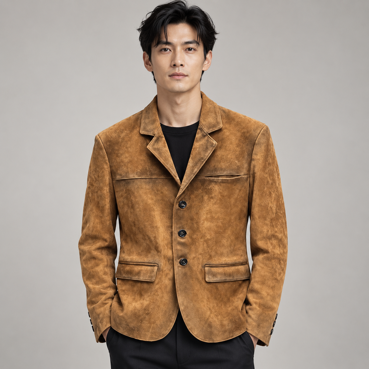 번니시드 가죽자켓 (Burnished leather jacket)