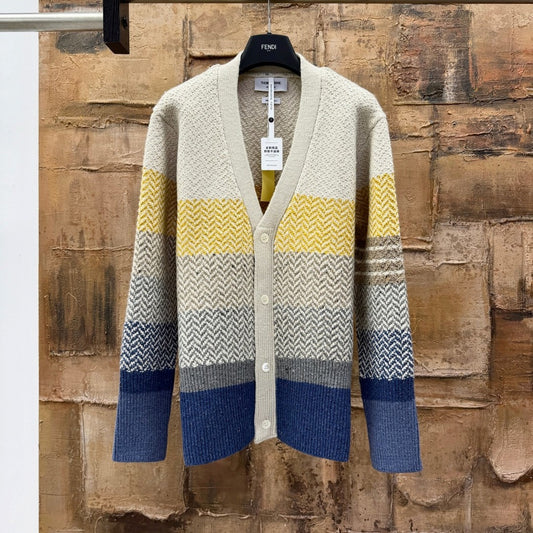컬러 블록 가디건 (Color block cardigan)