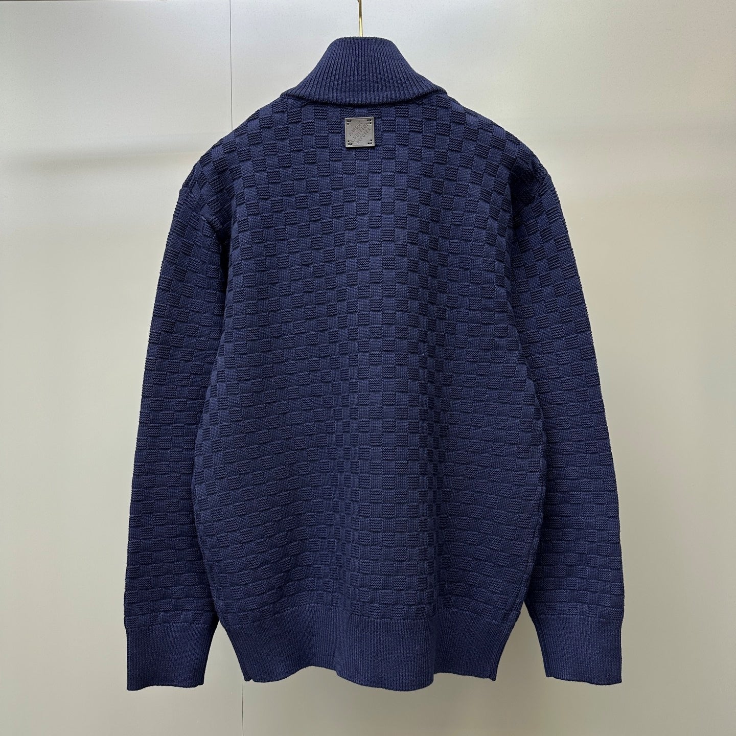 하프 집 니트티 (half zip knit tee)
