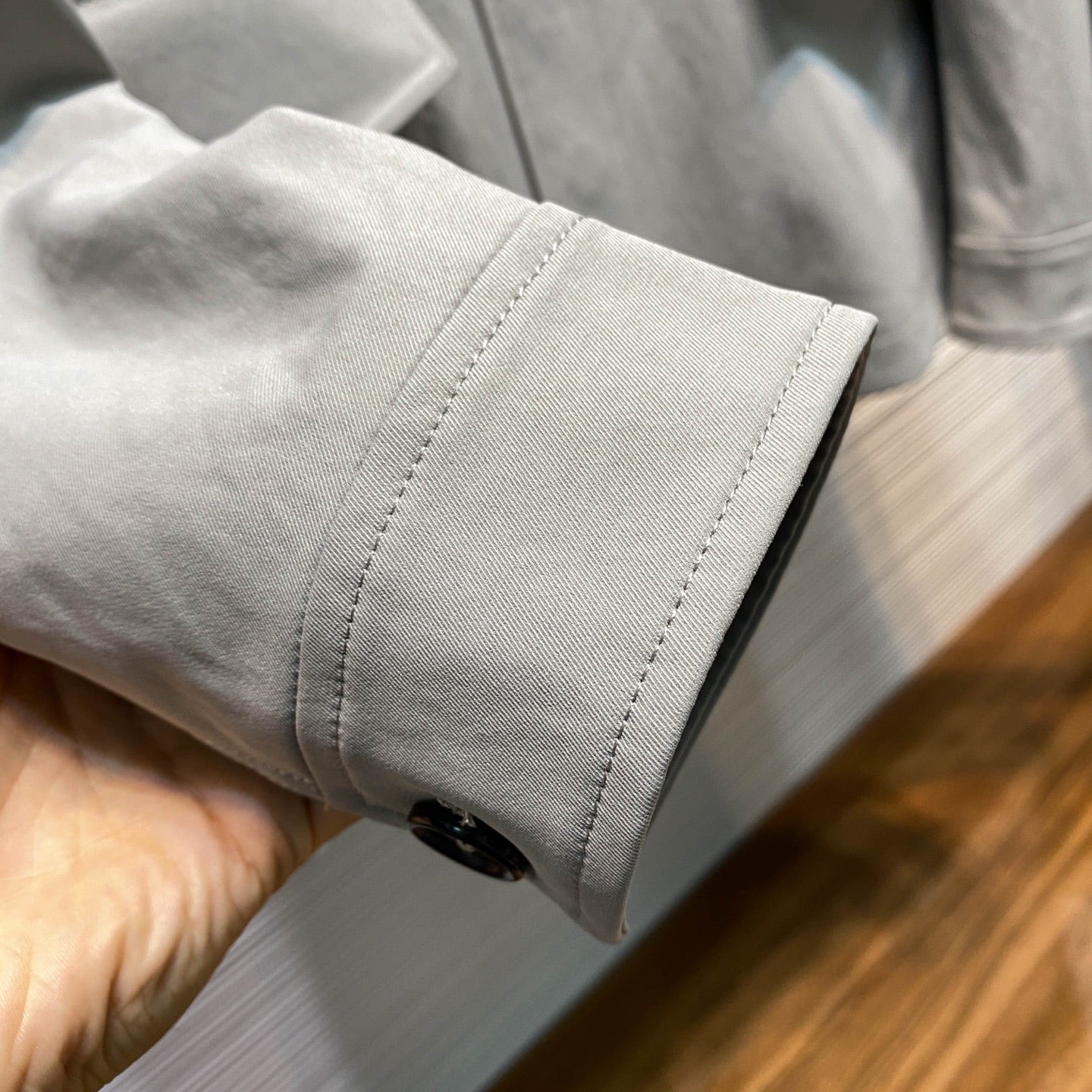 워크 칼라 가죽재킷 (Work collar leather jacket)