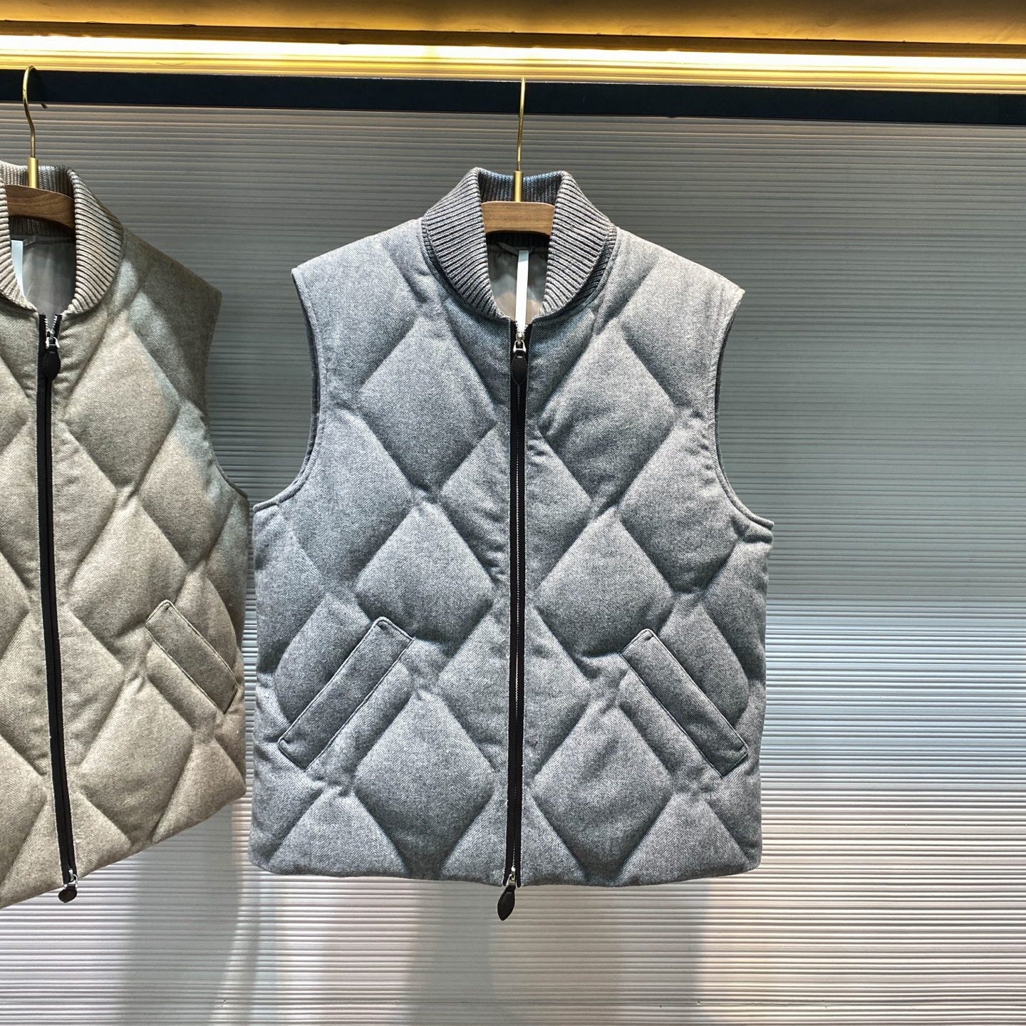 헤링본 조끼 (herringbone vest)