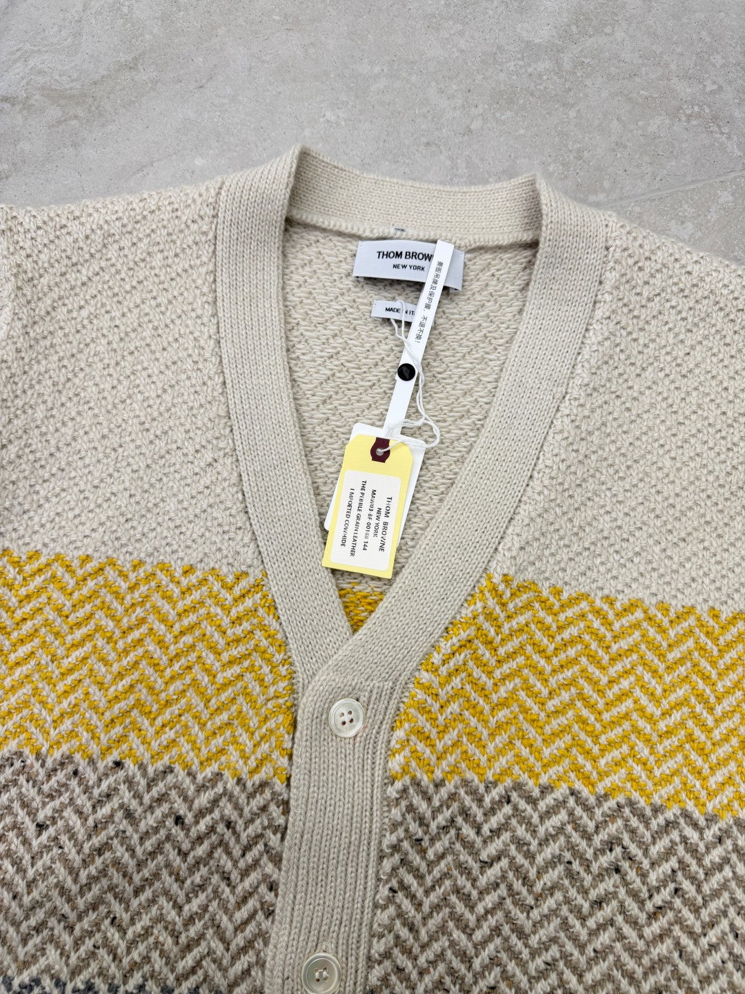 컬러 블록 가디건 (Color block cardigan)