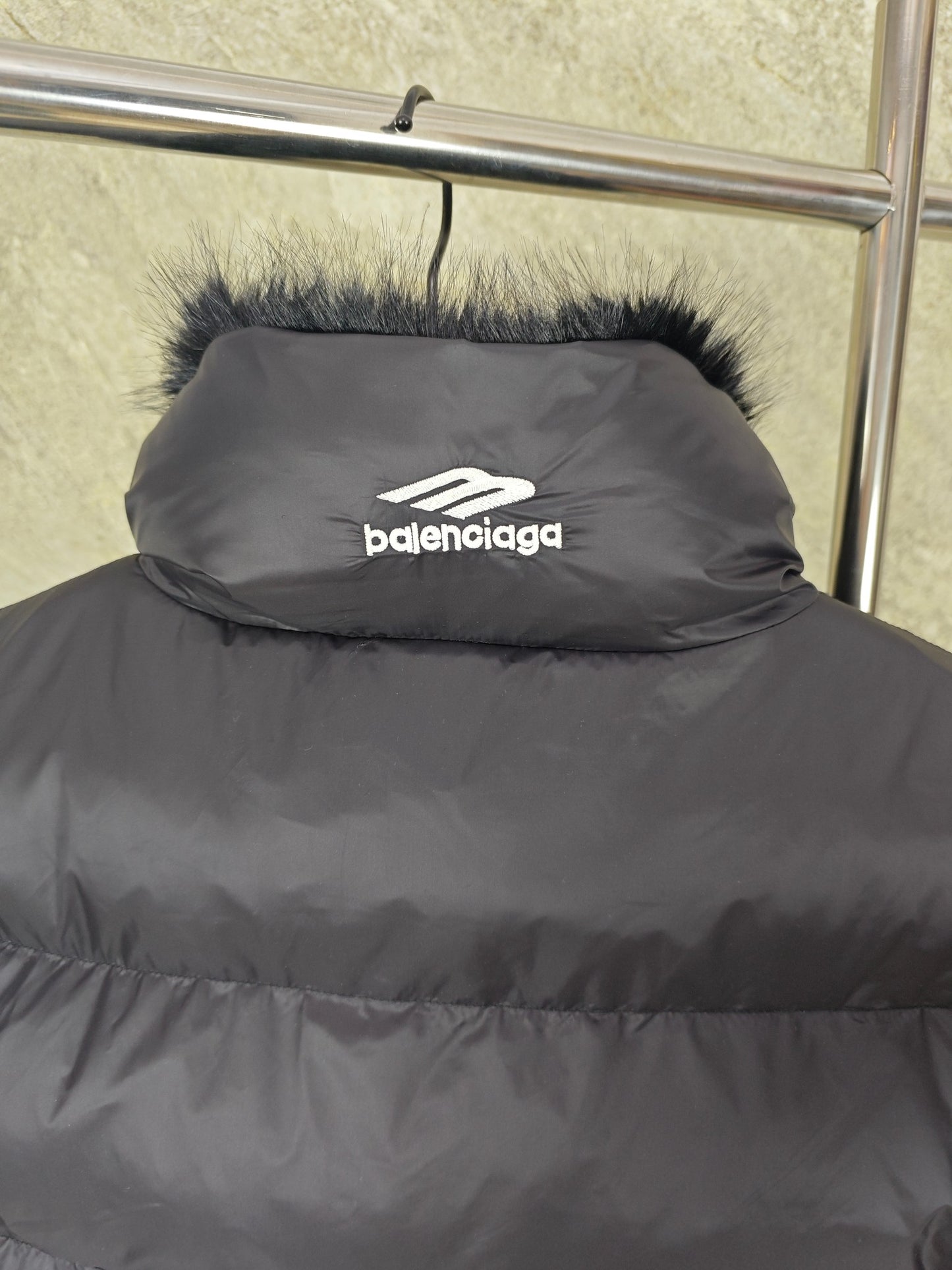 퍼 코튼 조끼 (fur cotton vest)