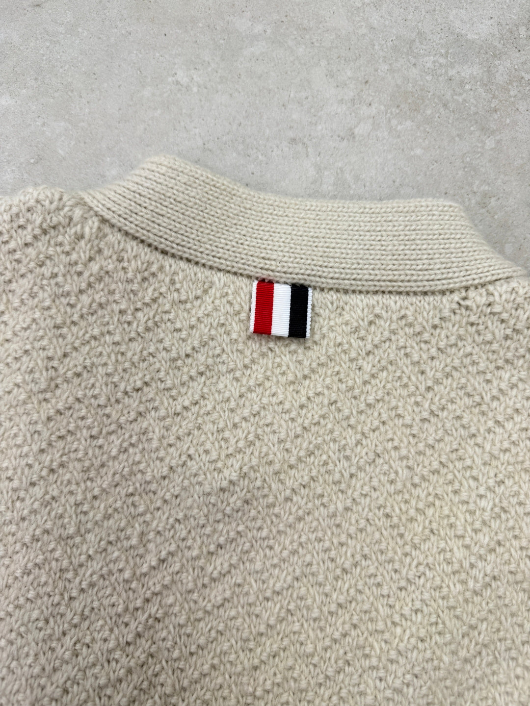 컬러 블록 가디건 (Color block cardigan)