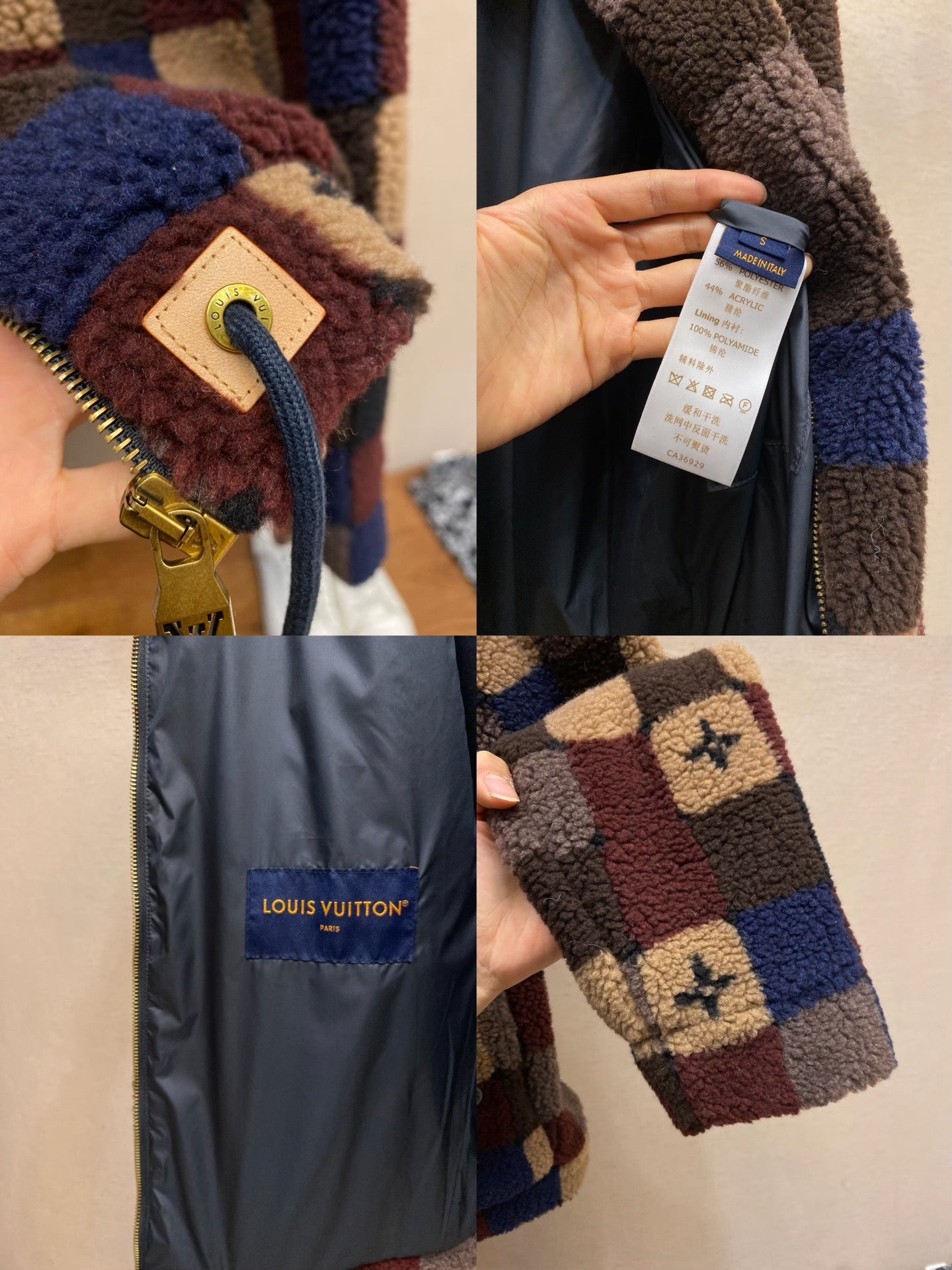 컬러 블록 베어자켓 (Color block bear jacket)