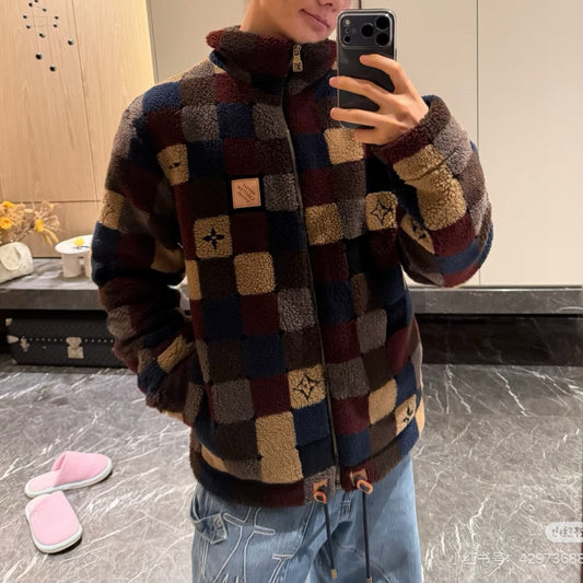 컬러 블록 베어자켓 (Color block bear jacket)