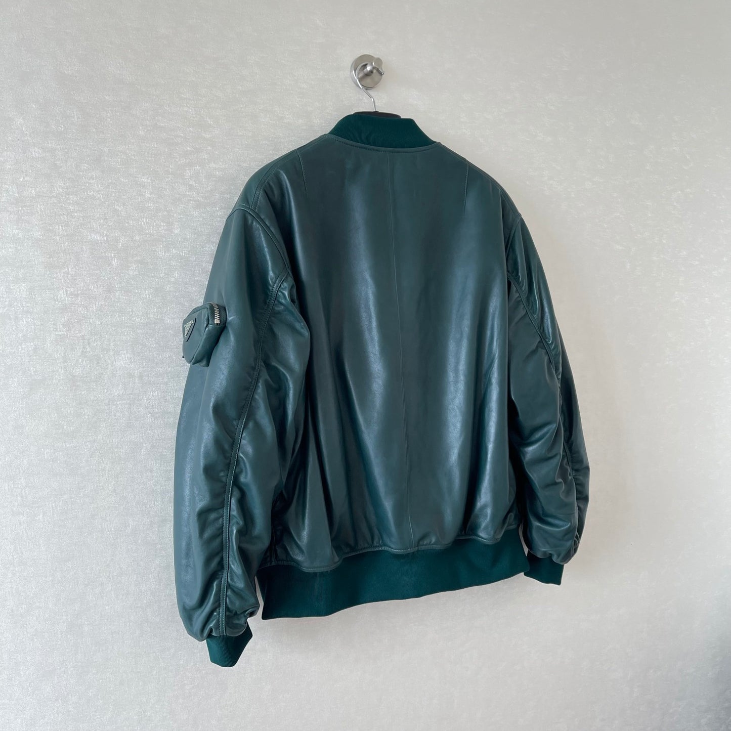 트라이앵글 가죽자켓 (triangle leather jacket)