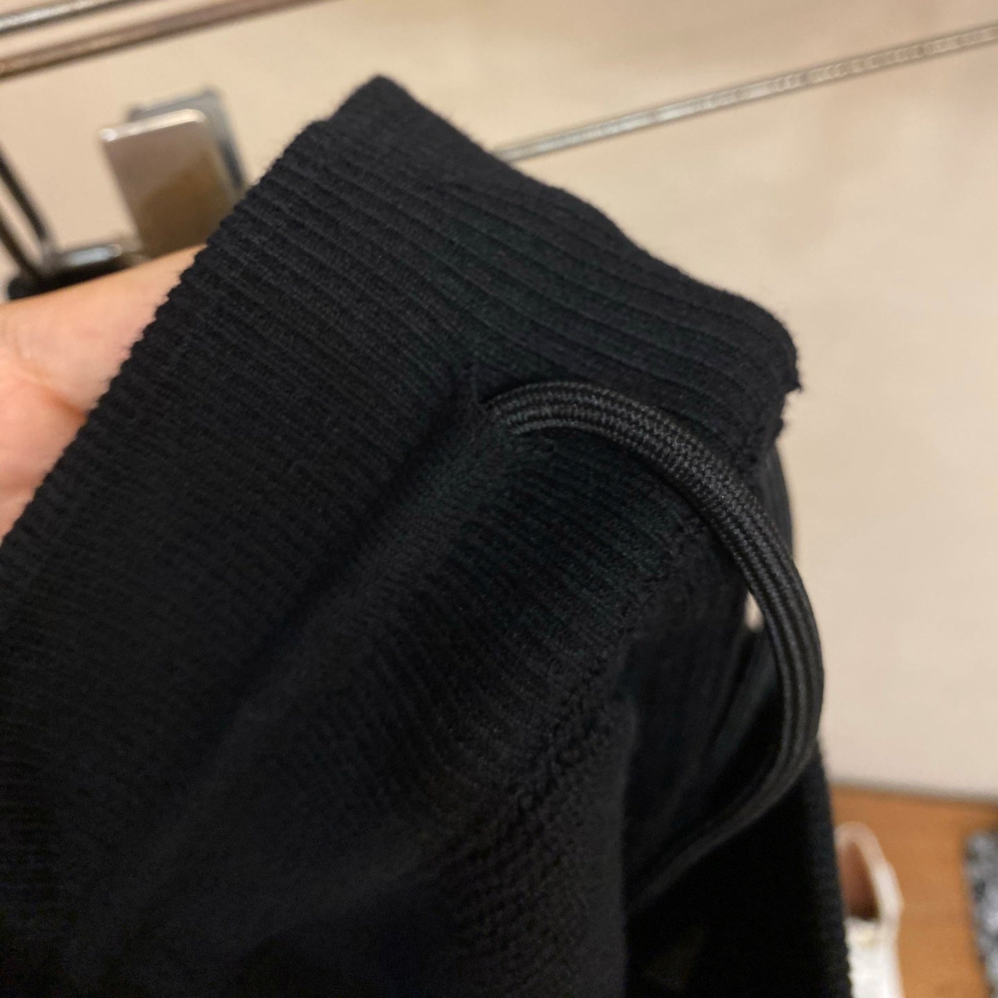 패턴 니트 쇼츠 (Patterned knit shorts)