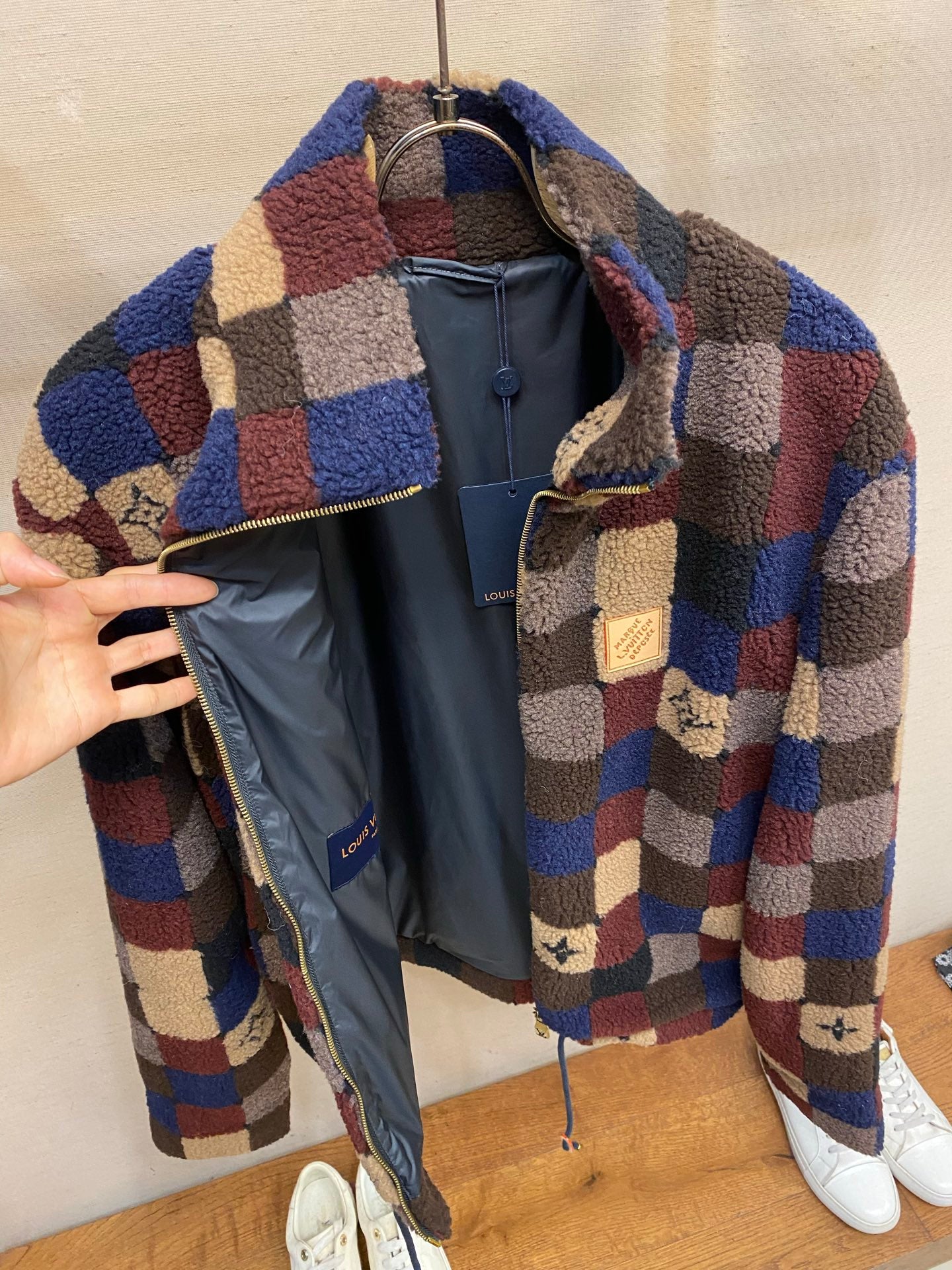 컬러 블록 베어자켓 (Color block bear jacket)