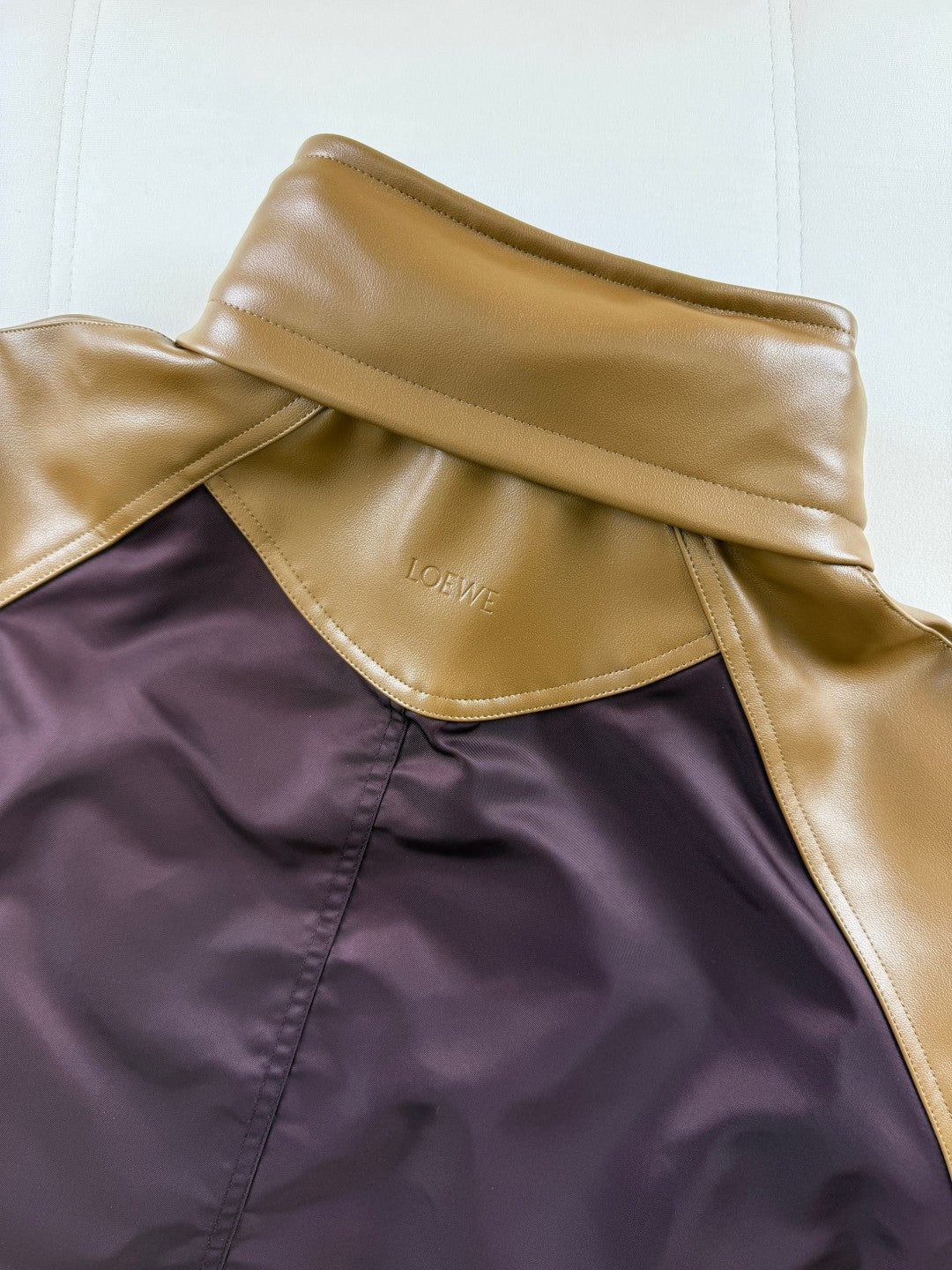 가죽 자수 재킷 (leather embroidered jacket)