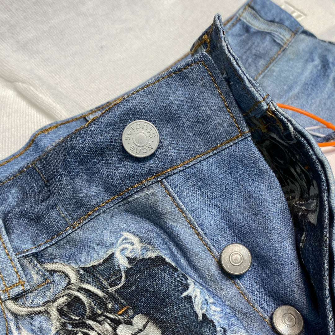 헤비 페멘티드 데님 쇼츠 (Heavy Femented Denim Shorts)
