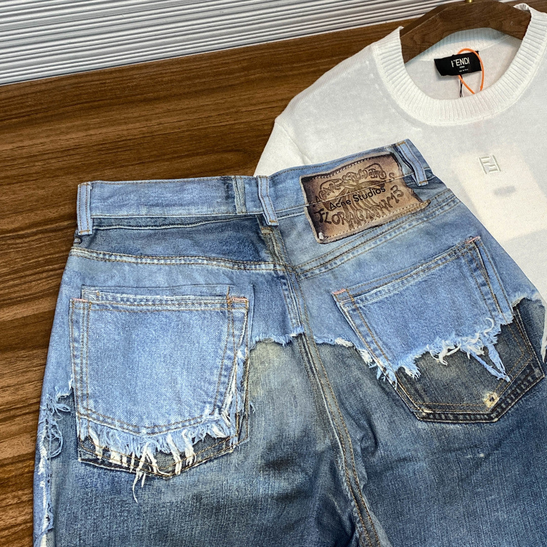 헤비 페멘티드 데님 쇼츠 (Heavy Femented Denim Shorts)